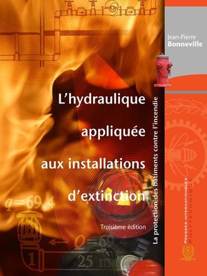 cover image of Hydraulique appliquée aux installations d'extinction (L'), 3e édition